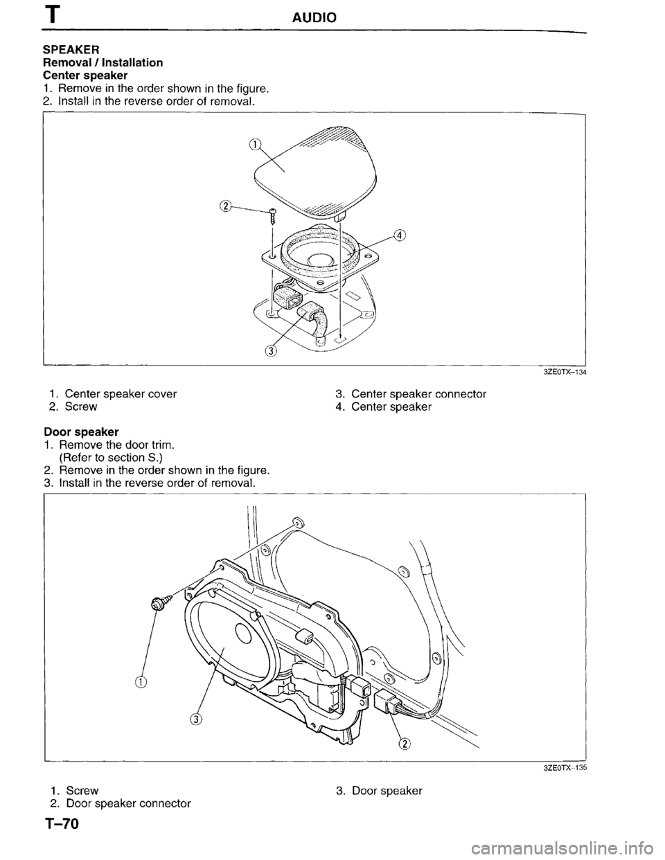 MAZDA MILLENIA 1996  Workshop Manual 