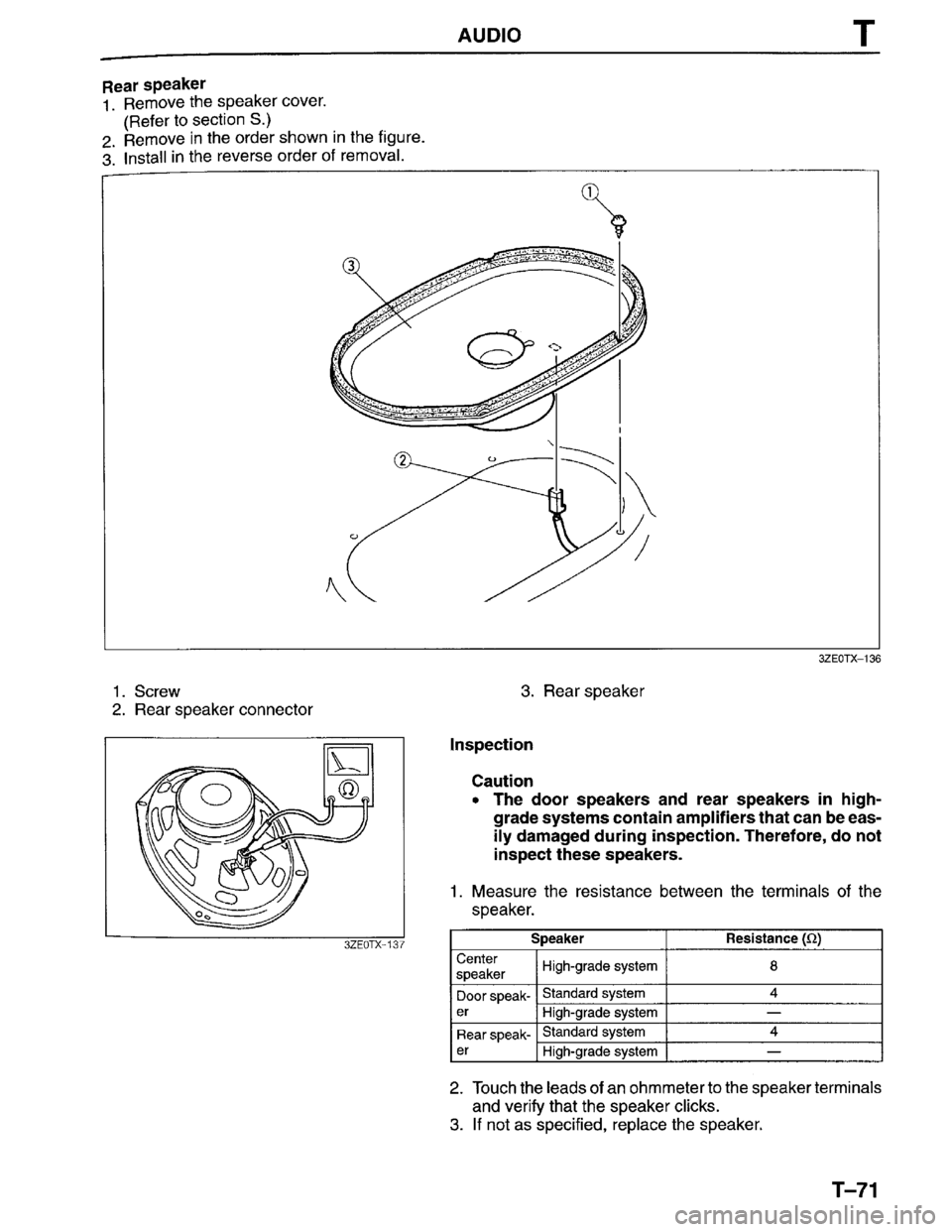 MAZDA MILLENIA 1996  Workshop Manual 