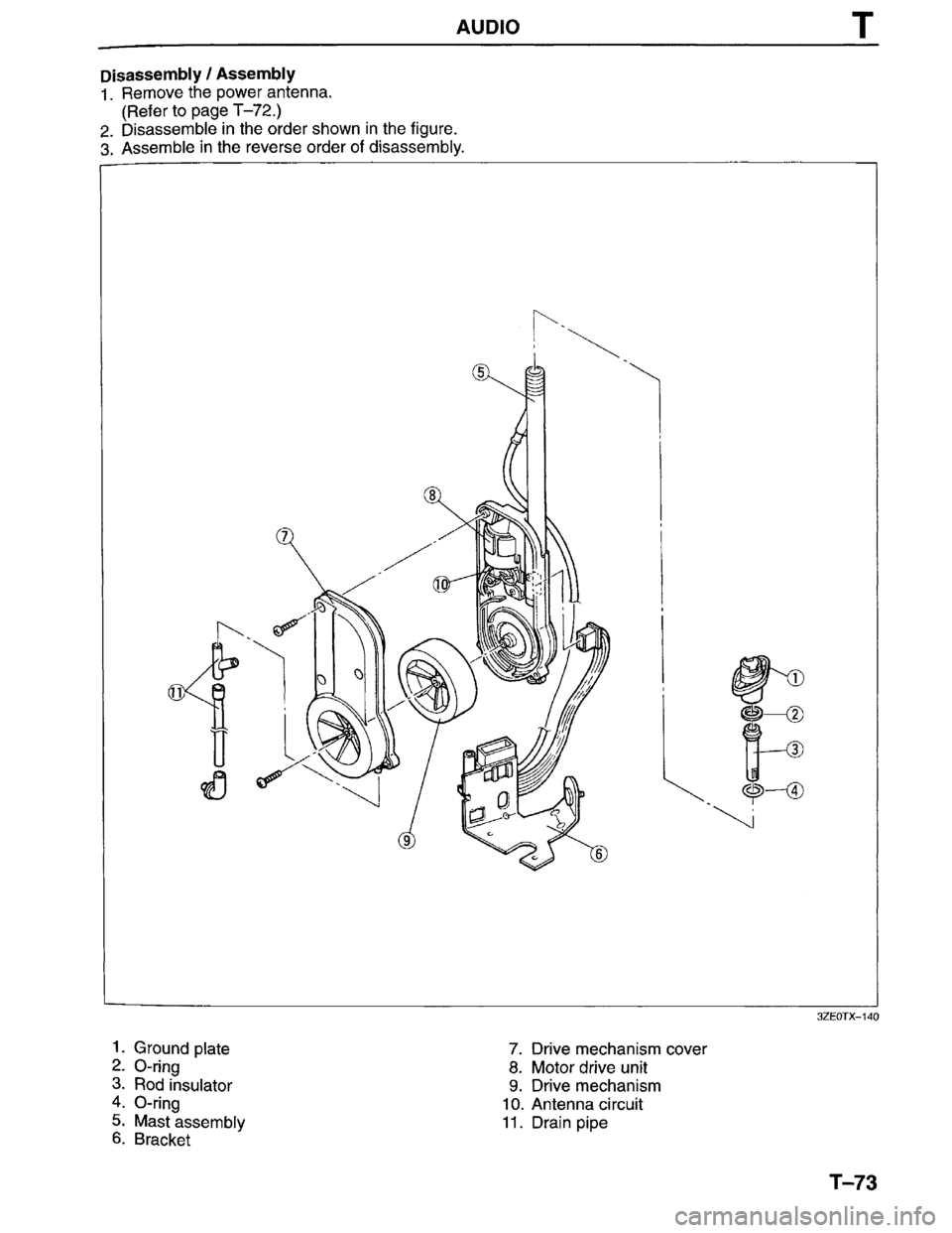 MAZDA MILLENIA 1996  Workshop Manual 