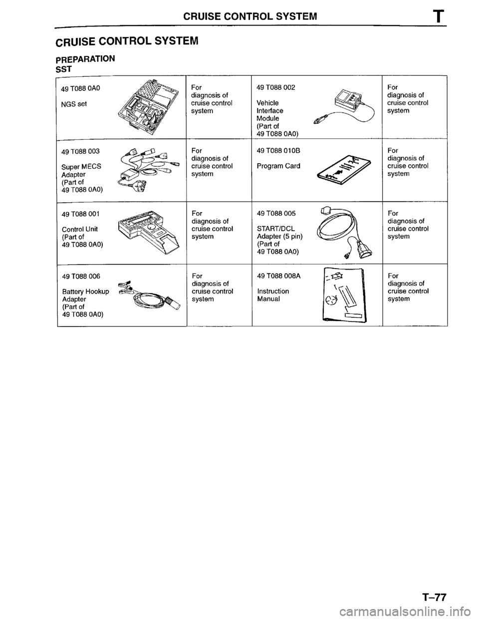 MAZDA MILLENIA 1996  Workshop Manual 