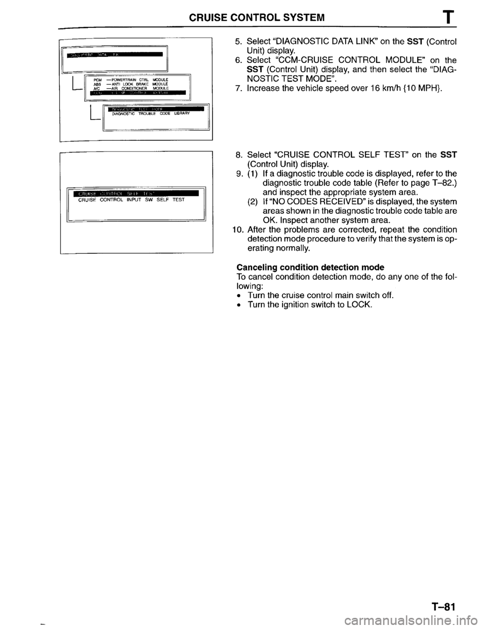 MAZDA MILLENIA 1996  Workshop Manual 