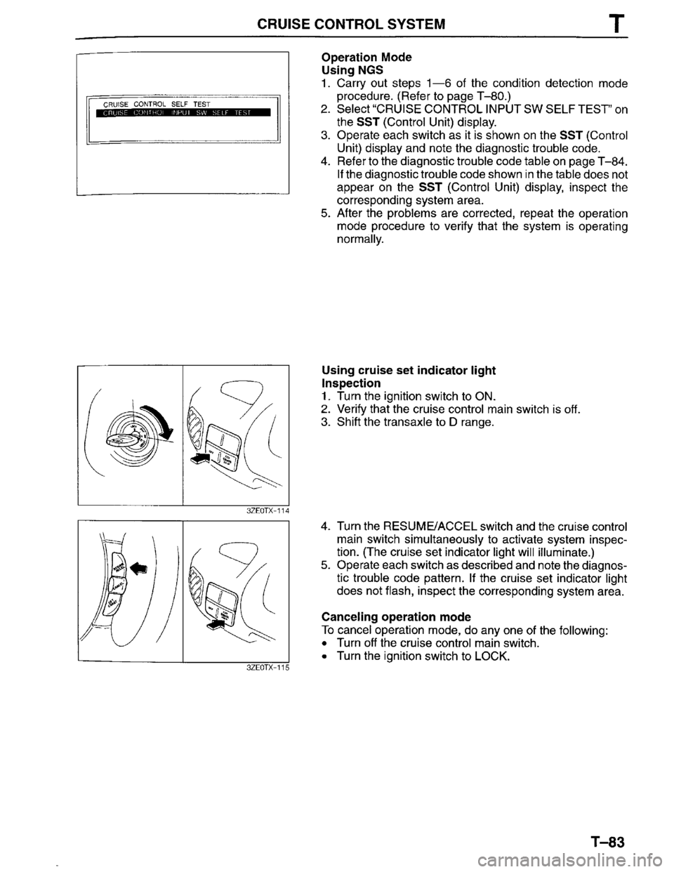 MAZDA MILLENIA 1996  Workshop Manual 