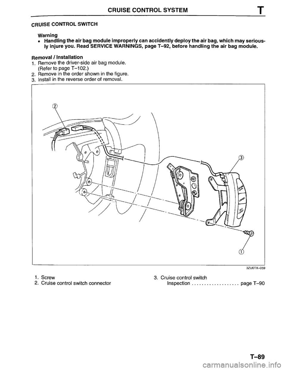 MAZDA MILLENIA 1996  Workshop Manual 