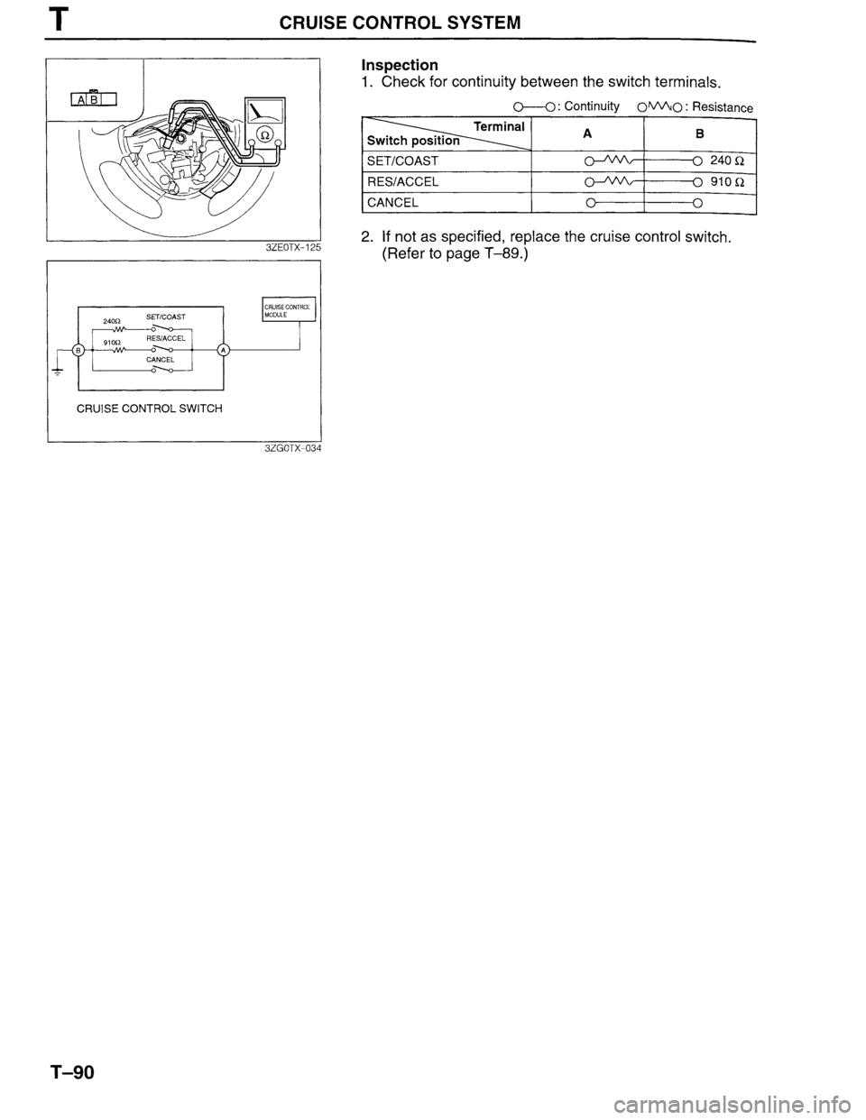 MAZDA MILLENIA 1996  Workshop Manual 