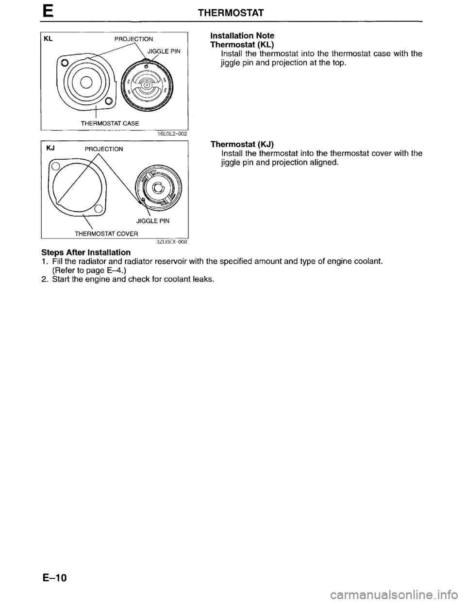 MAZDA MILLENIA 1996  Workshop Manual 