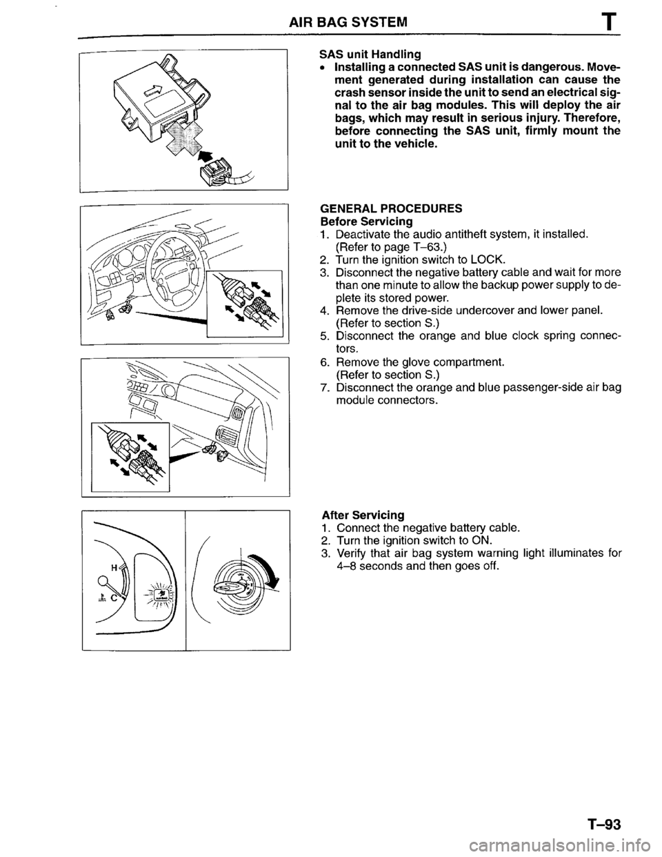 MAZDA MILLENIA 1996  Workshop Manual 
