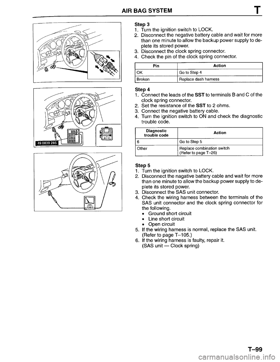 MAZDA MILLENIA 1996  Workshop Manual 