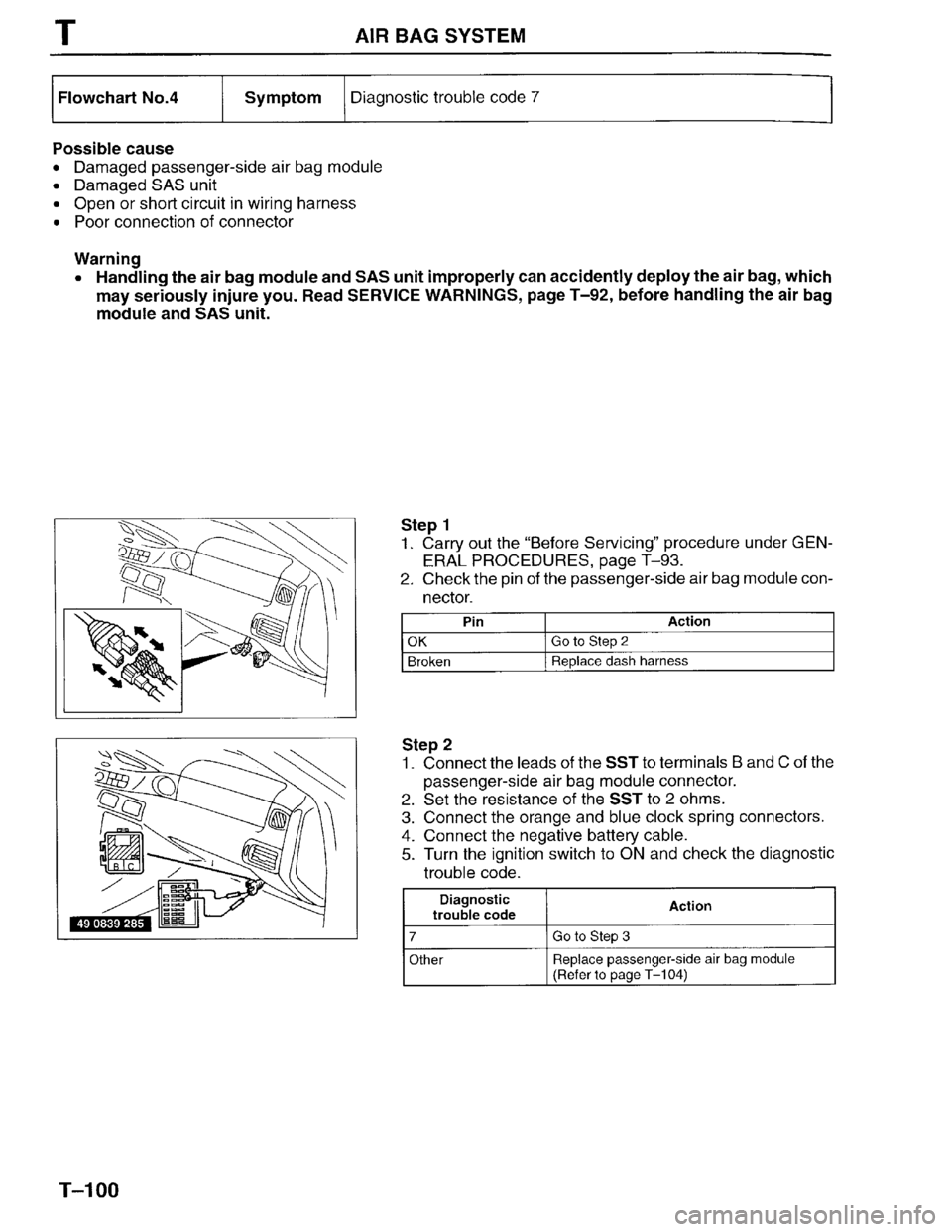 MAZDA MILLENIA 1996  Workshop Manual 