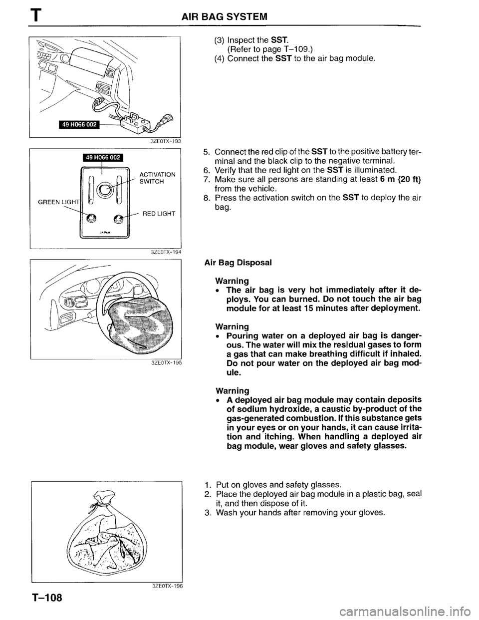 MAZDA MILLENIA 1996  Workshop Manual 