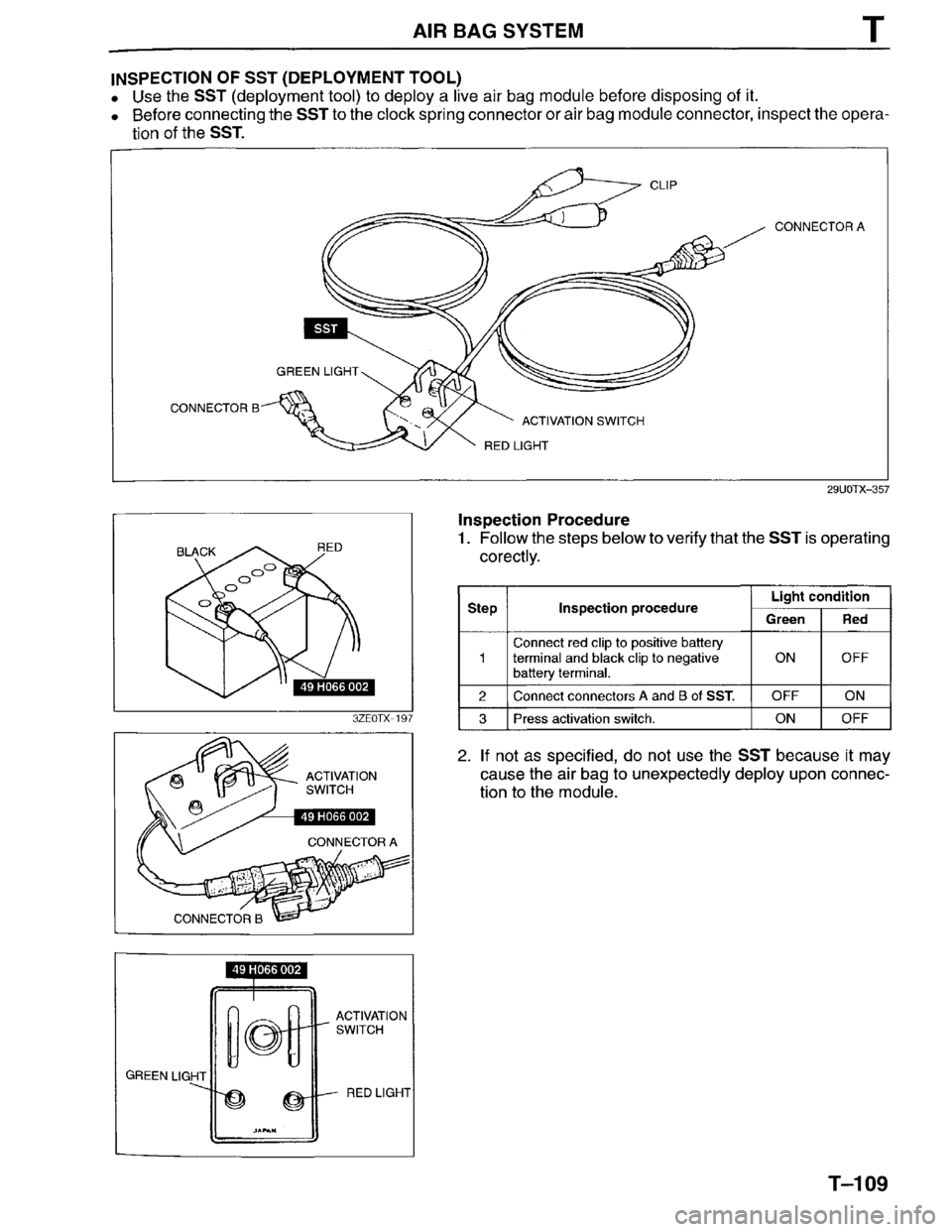 MAZDA MILLENIA 1996  Workshop Manual 