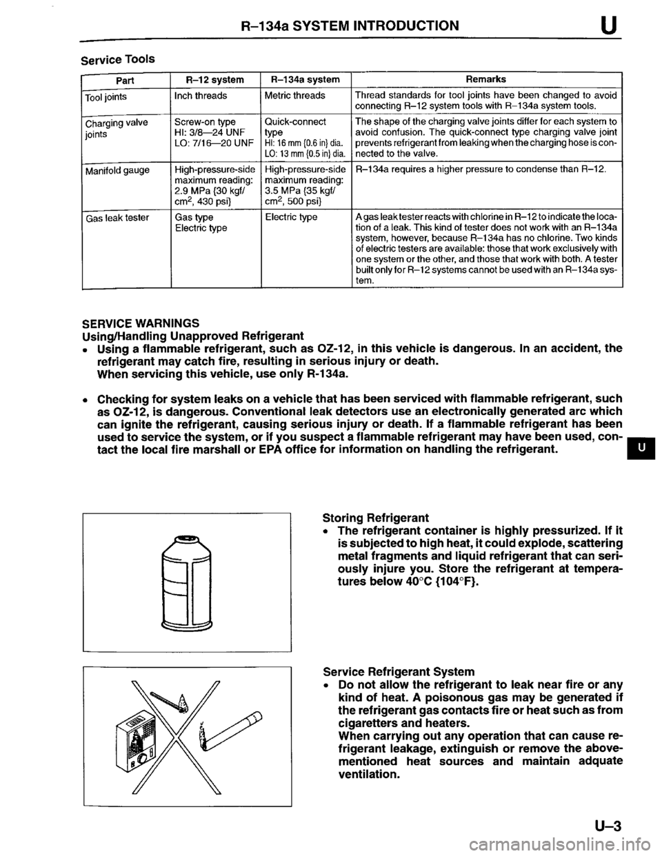 MAZDA MILLENIA 1996  Workshop Manual 