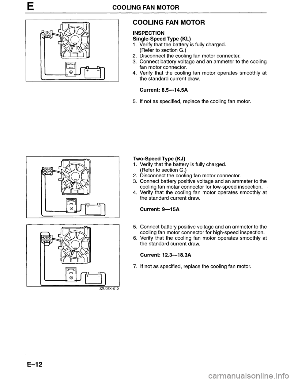 MAZDA MILLENIA 1996  Workshop Manual 