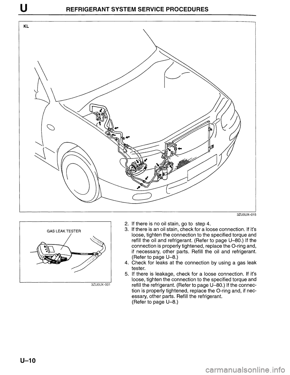 MAZDA MILLENIA 1996  Workshop Manual 