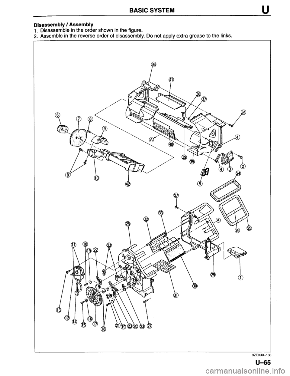 MAZDA MILLENIA 1996  Workshop Manual 