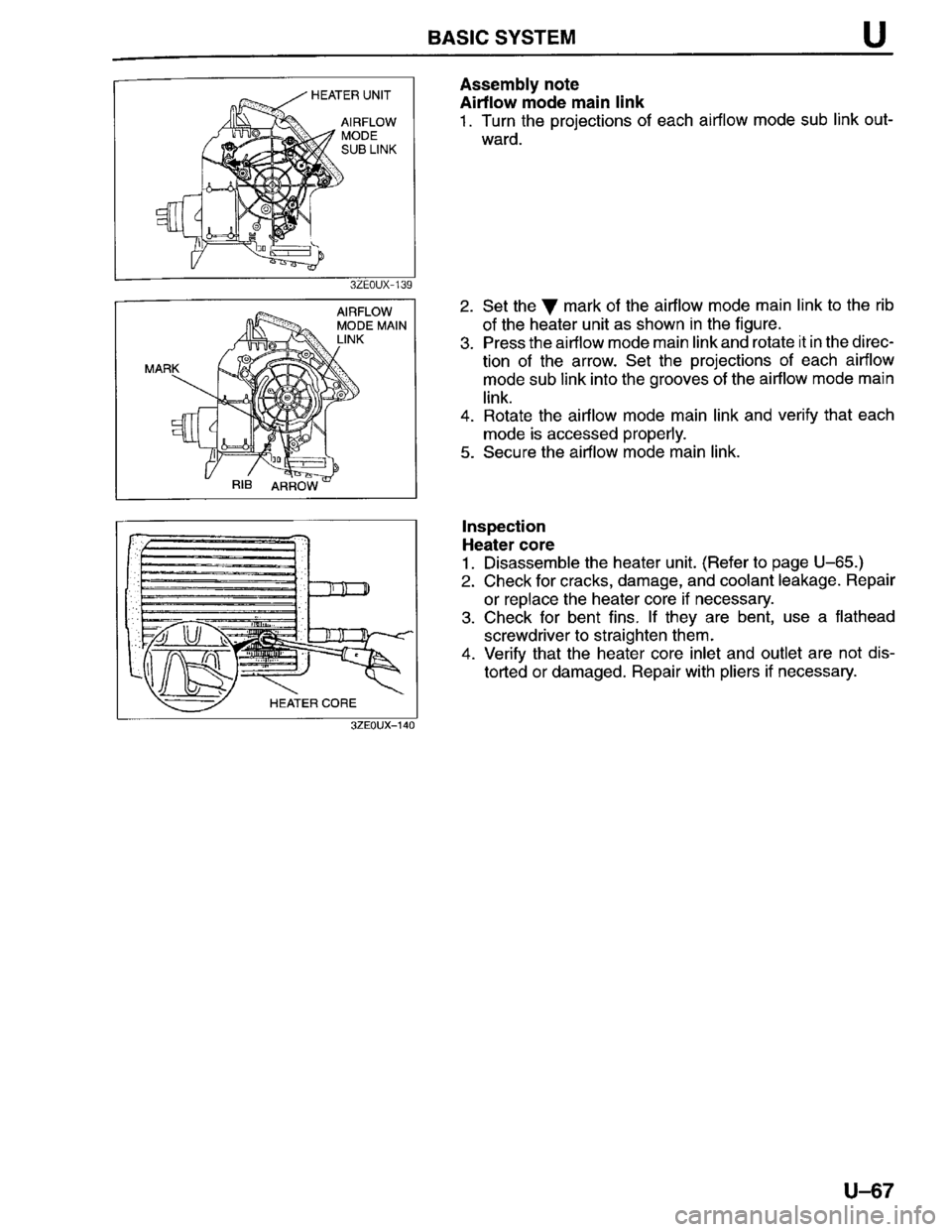 MAZDA MILLENIA 1996  Workshop Manual 