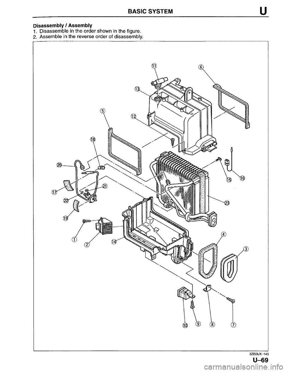 MAZDA MILLENIA 1996  Workshop Manual 