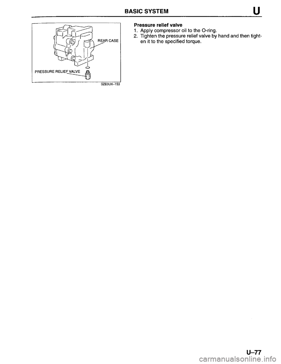 MAZDA MILLENIA 1996  Workshop Manual 