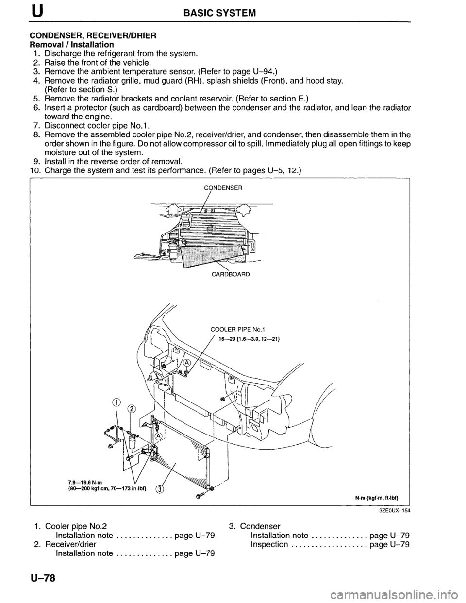 MAZDA MILLENIA 1996  Workshop Manual 