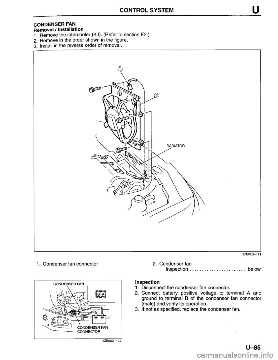 MAZDA MILLENIA 1996  Workshop Manual 