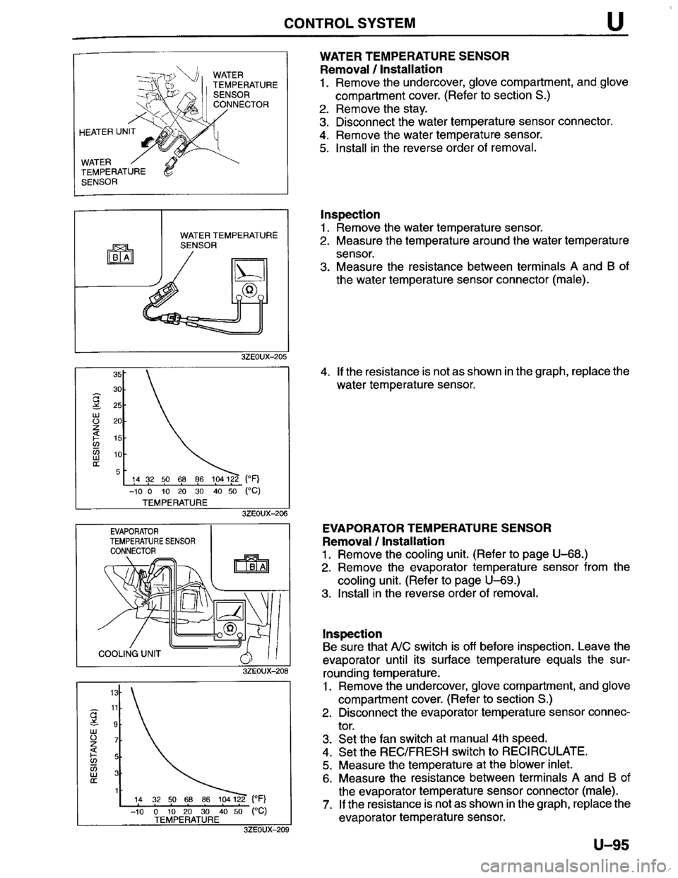 MAZDA MILLENIA 1996  Workshop Manual 