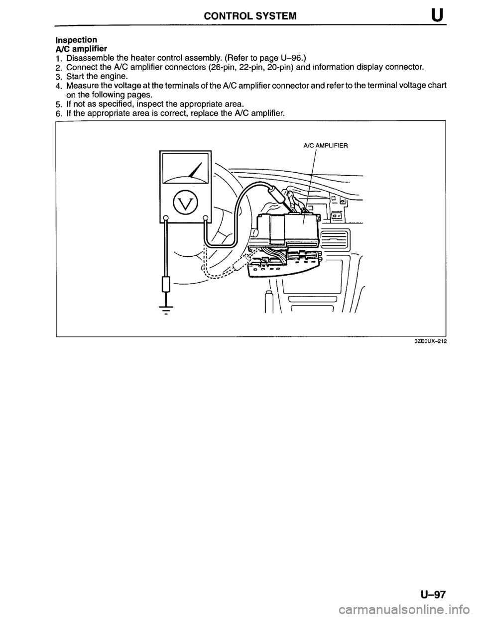 MAZDA MILLENIA 1996  Workshop Manual 