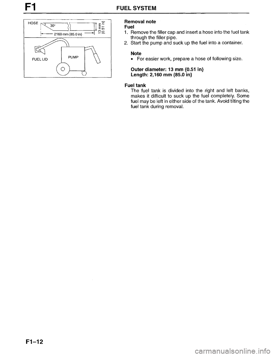 MAZDA MILLENIA 1996  Workshop Manual 