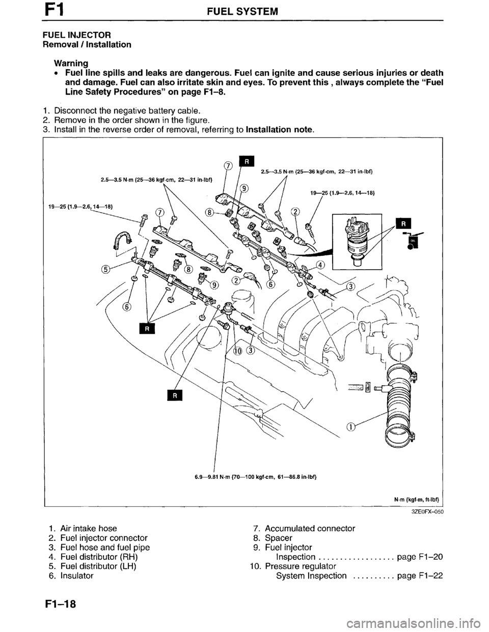 MAZDA MILLENIA 1996  Workshop Manual 