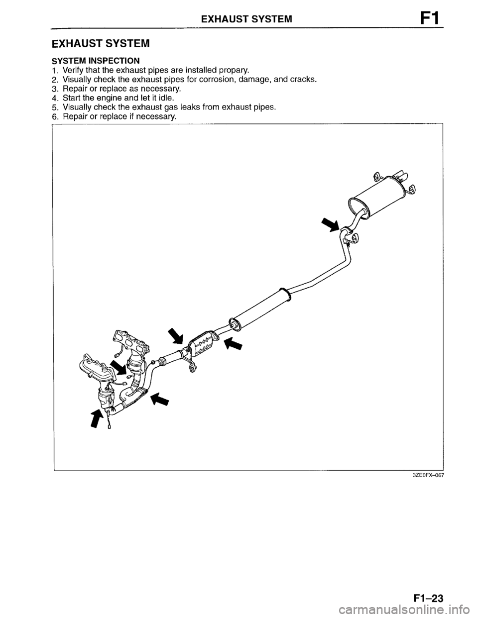 MAZDA MILLENIA 1996  Workshop Manual 