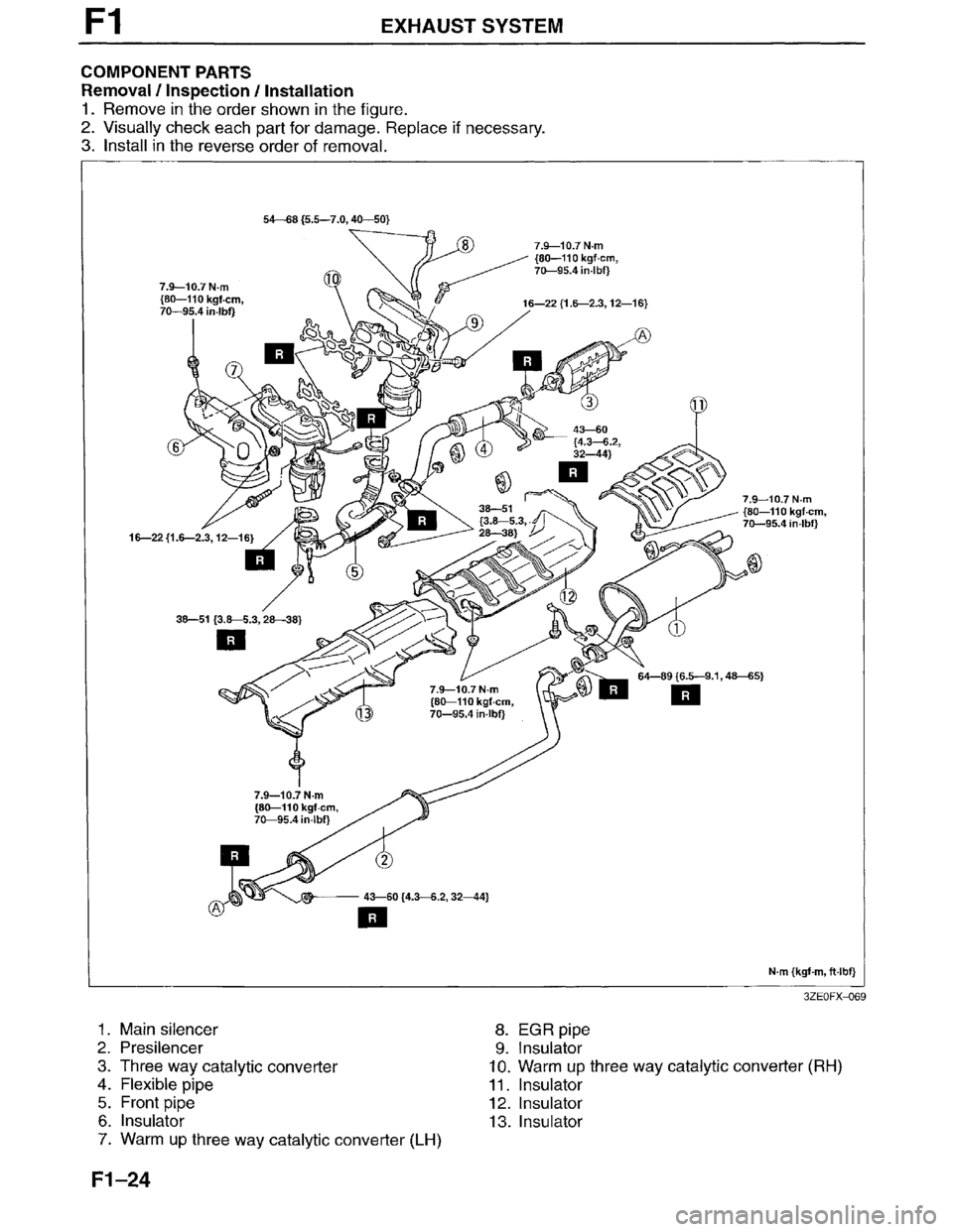 MAZDA MILLENIA 1996  Workshop Manual 