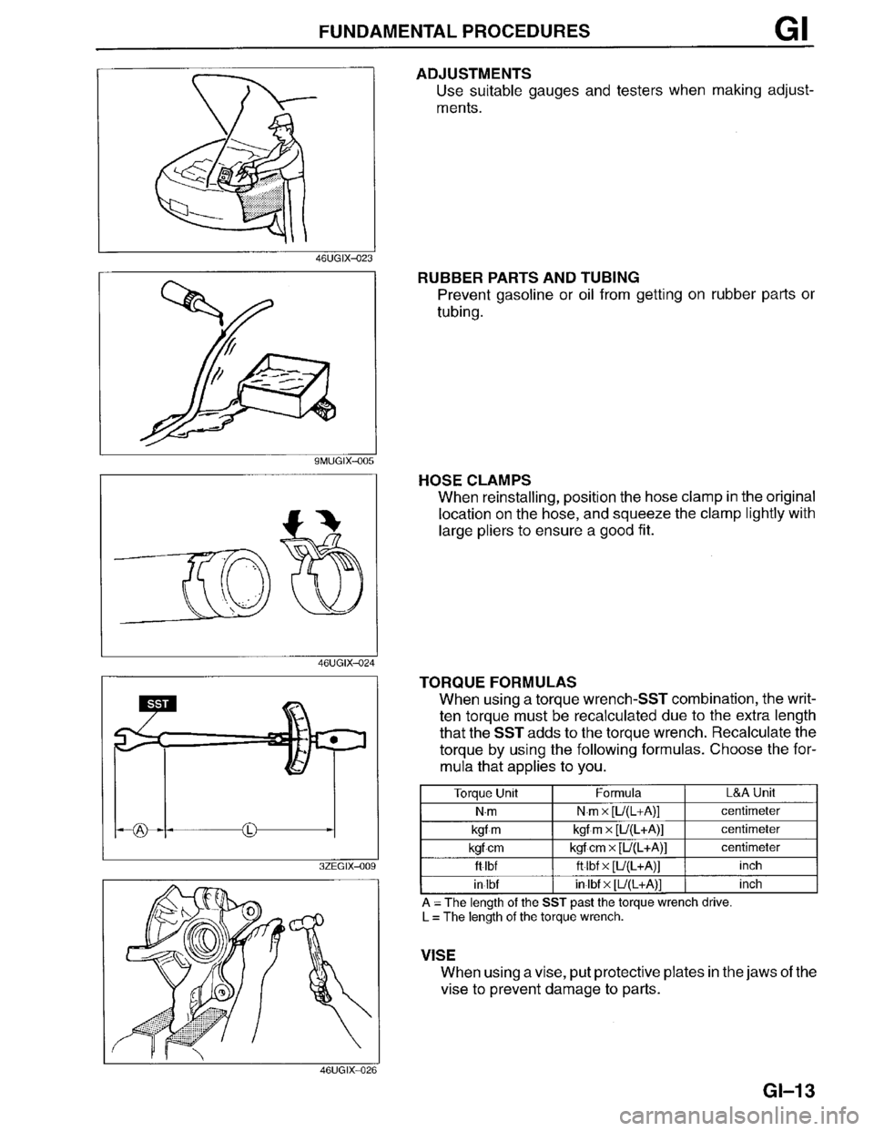 MAZDA MILLENIA 1996  Workshop Manual 