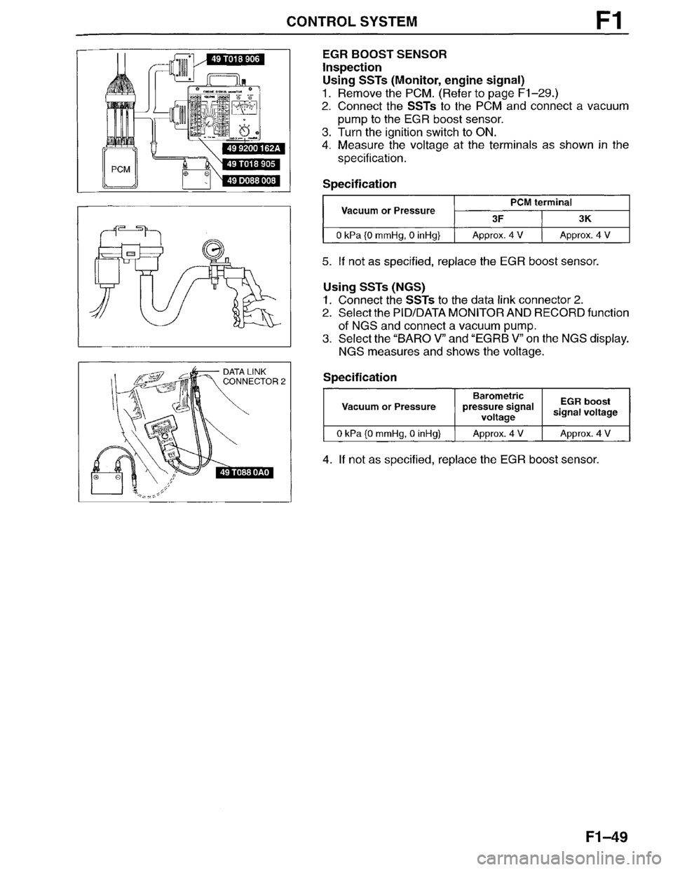 MAZDA MILLENIA 1996  Workshop Manual 