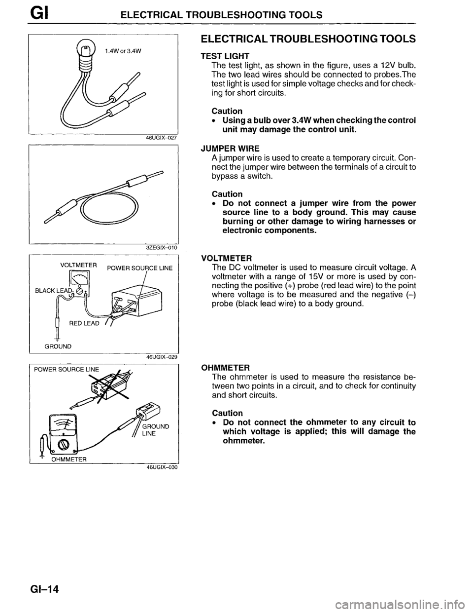 MAZDA MILLENIA 1996  Workshop Manual 