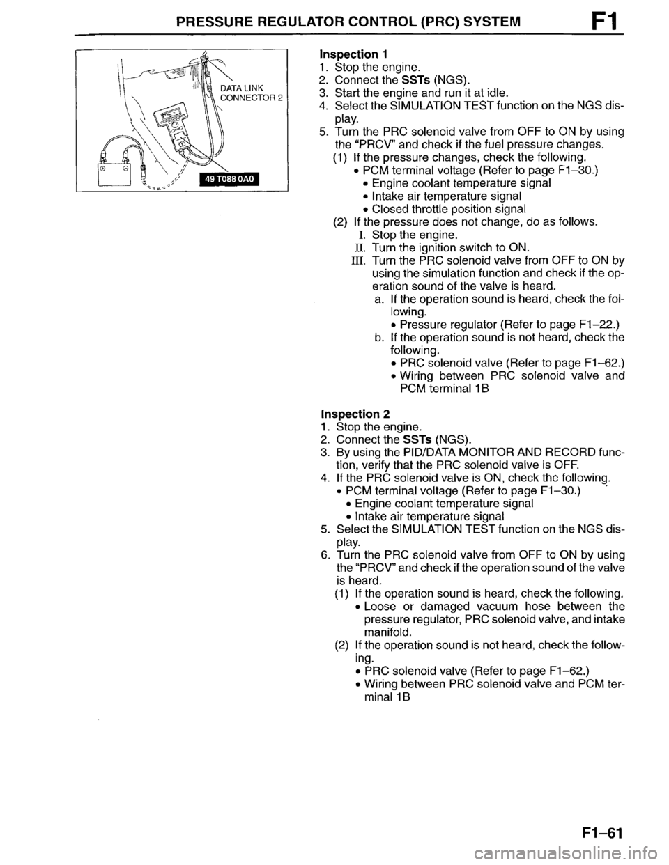 MAZDA MILLENIA 1996  Workshop Manual 