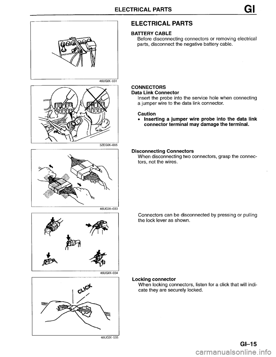 MAZDA MILLENIA 1996  Workshop Manual 