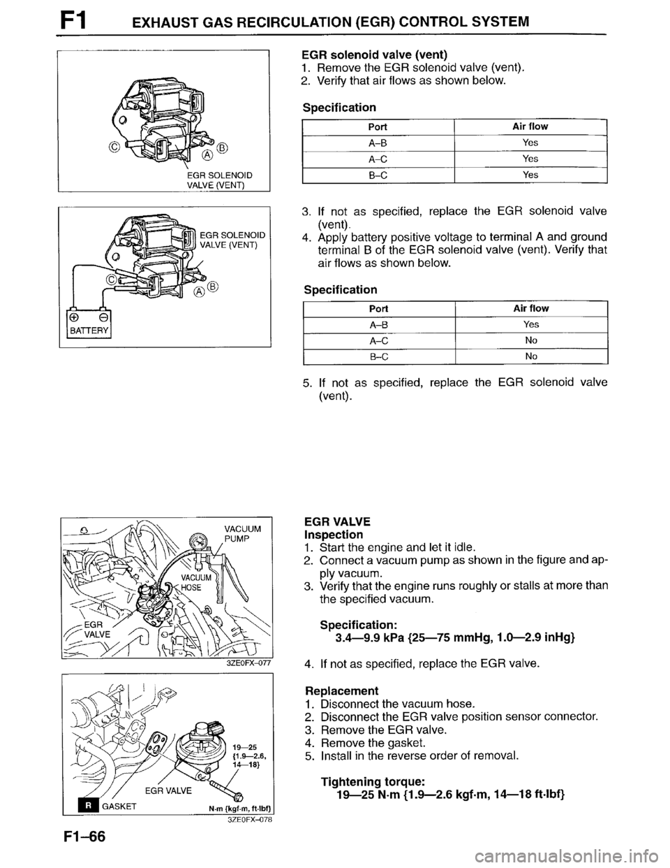 MAZDA MILLENIA 1996  Workshop Manual 
