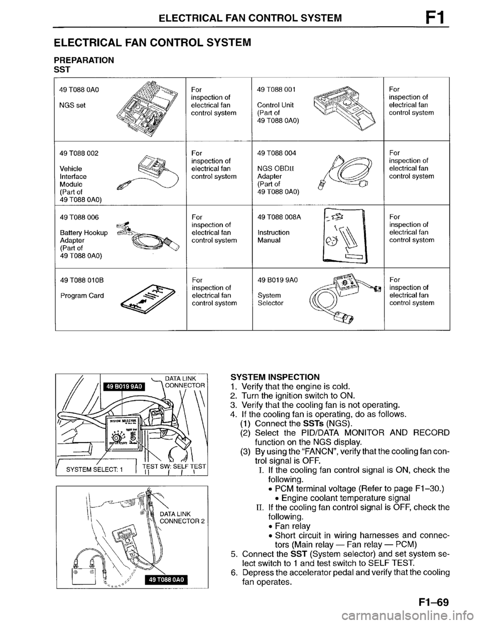 MAZDA MILLENIA 1996  Workshop Manual 