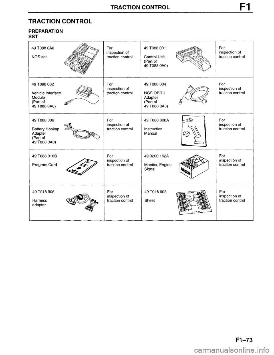 MAZDA MILLENIA 1996  Workshop Manual 
