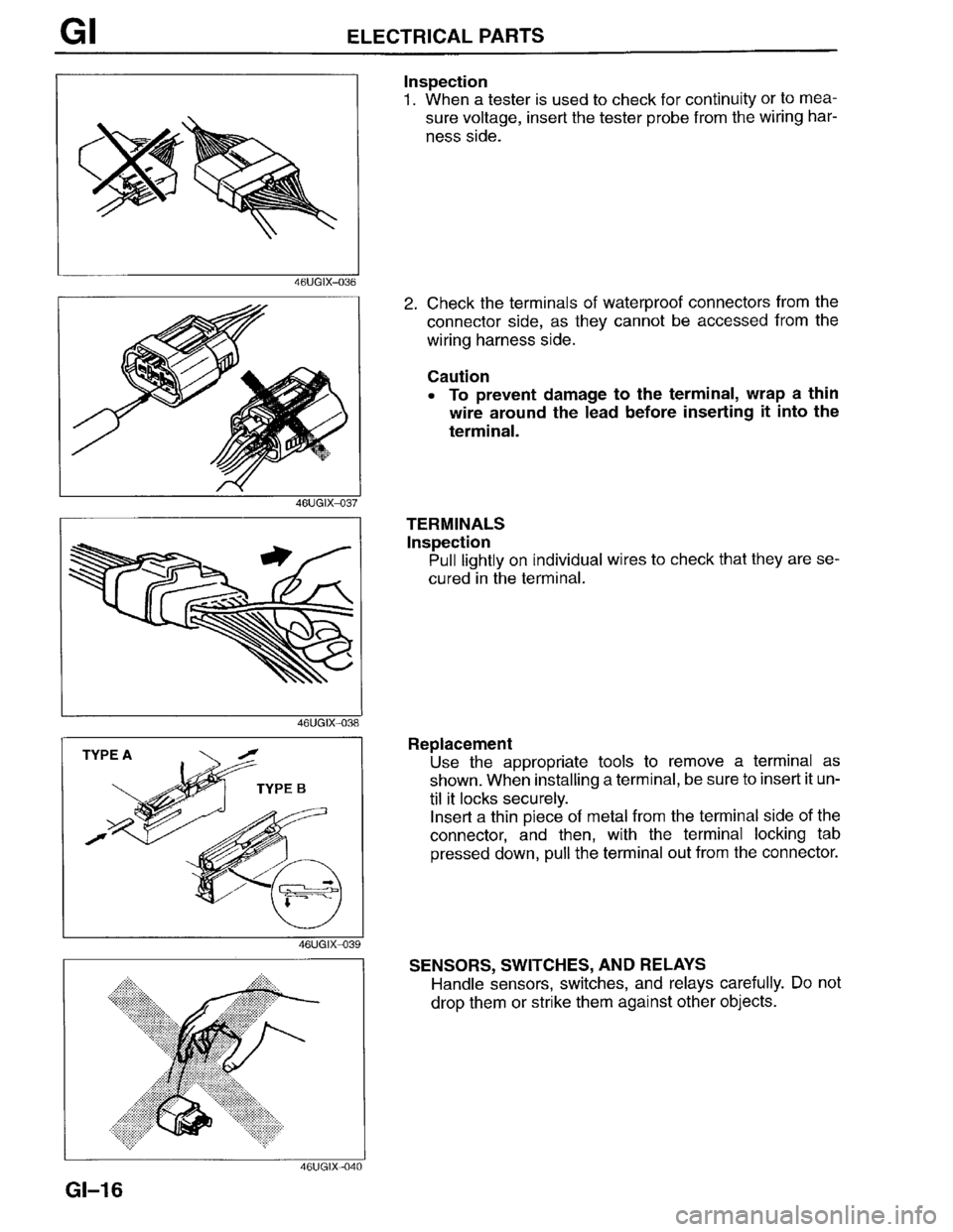 MAZDA MILLENIA 1996  Workshop Manual 