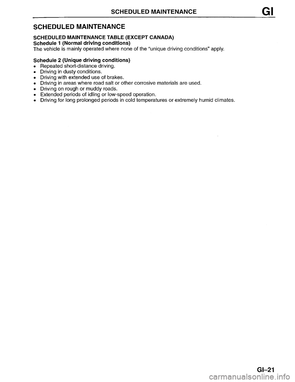 MAZDA MILLENIA 1996  Workshop Manual 