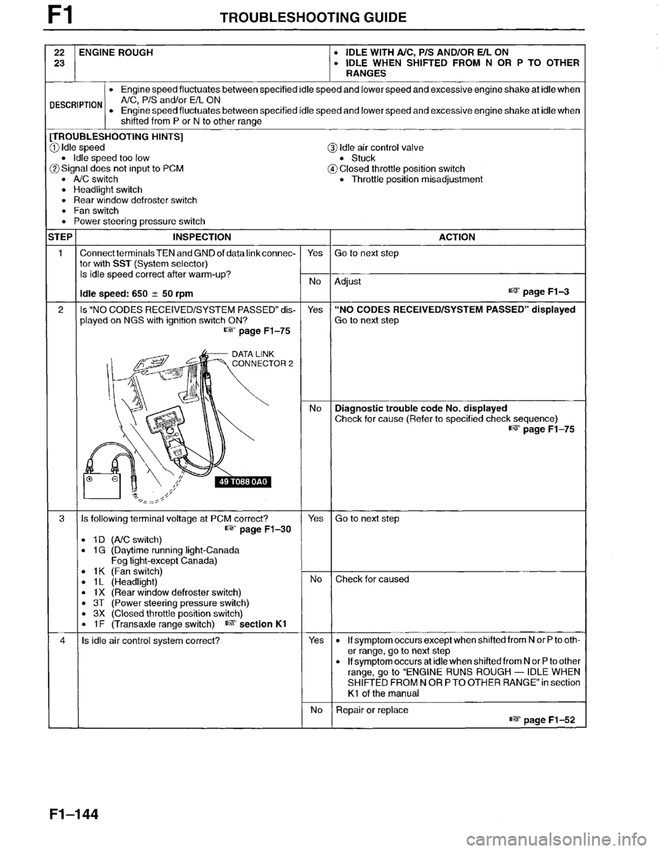 MAZDA MILLENIA 1996  Workshop Manual 