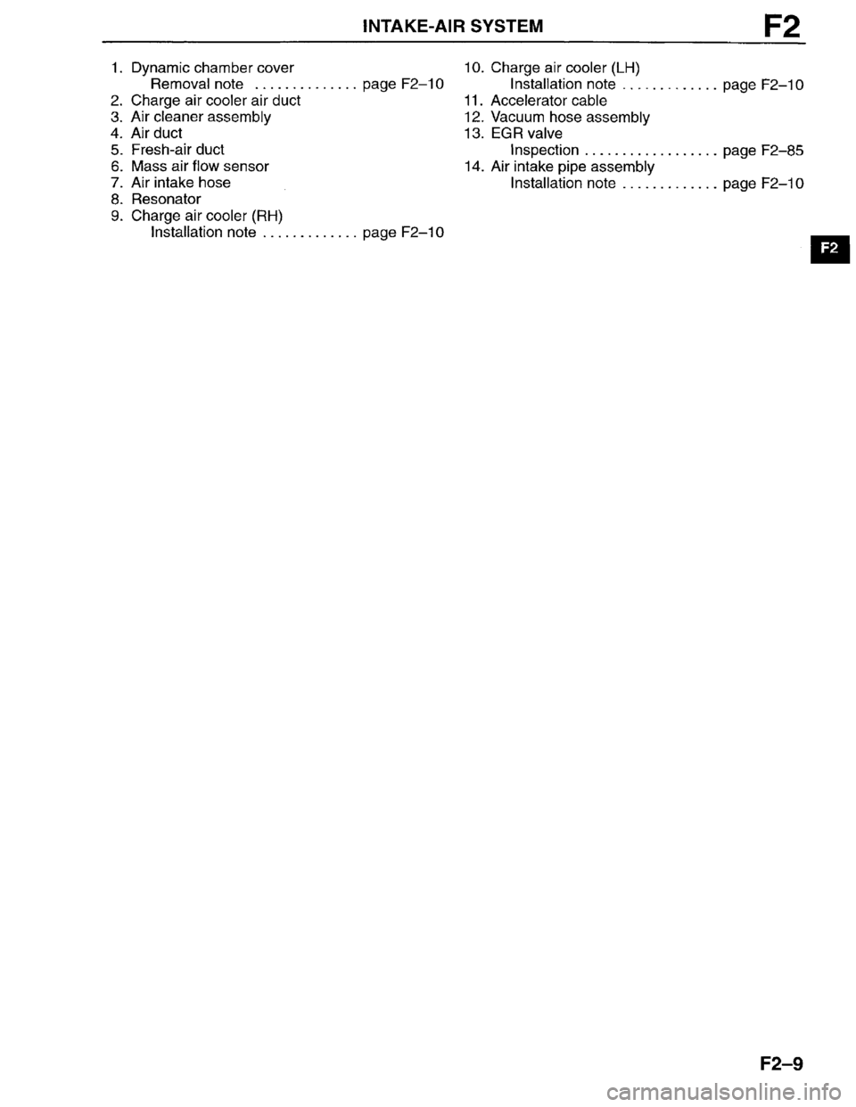 MAZDA MILLENIA 1996  Workshop Manual 