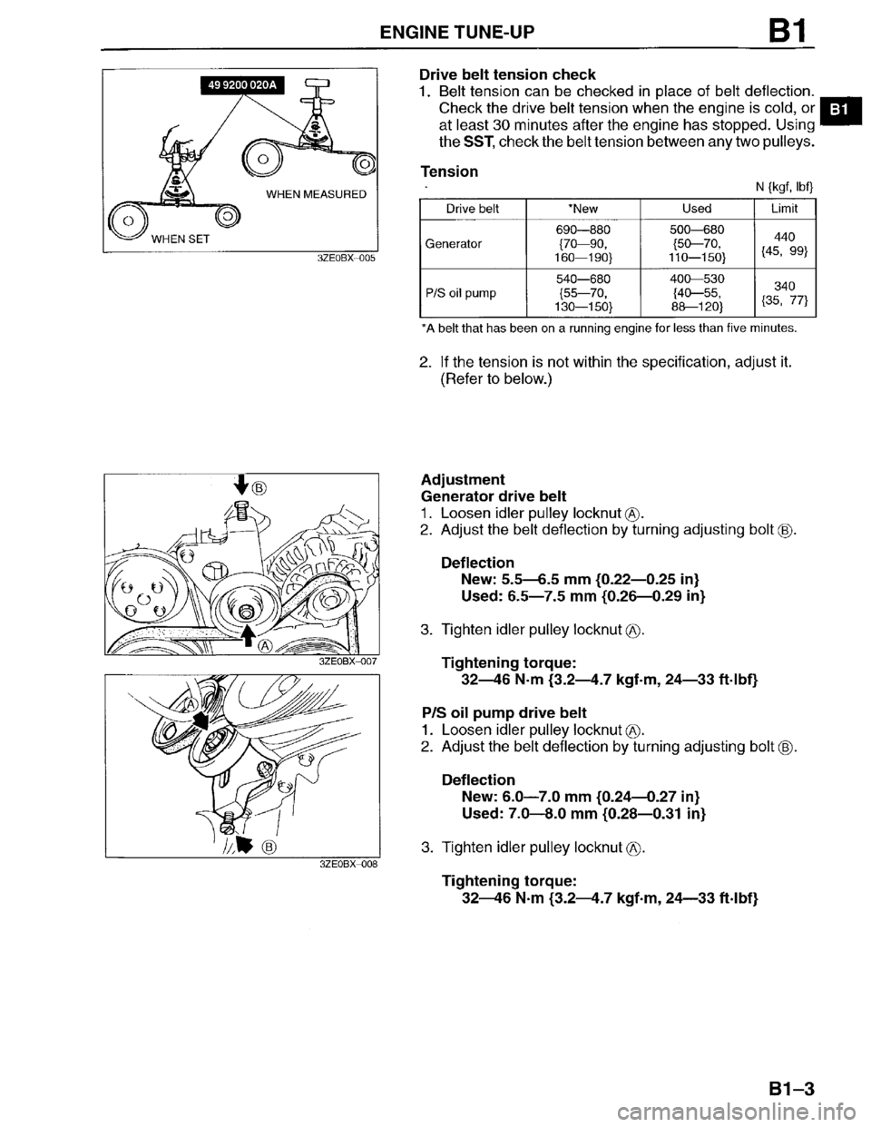 MAZDA MILLENIA 1996  Workshop Manual 