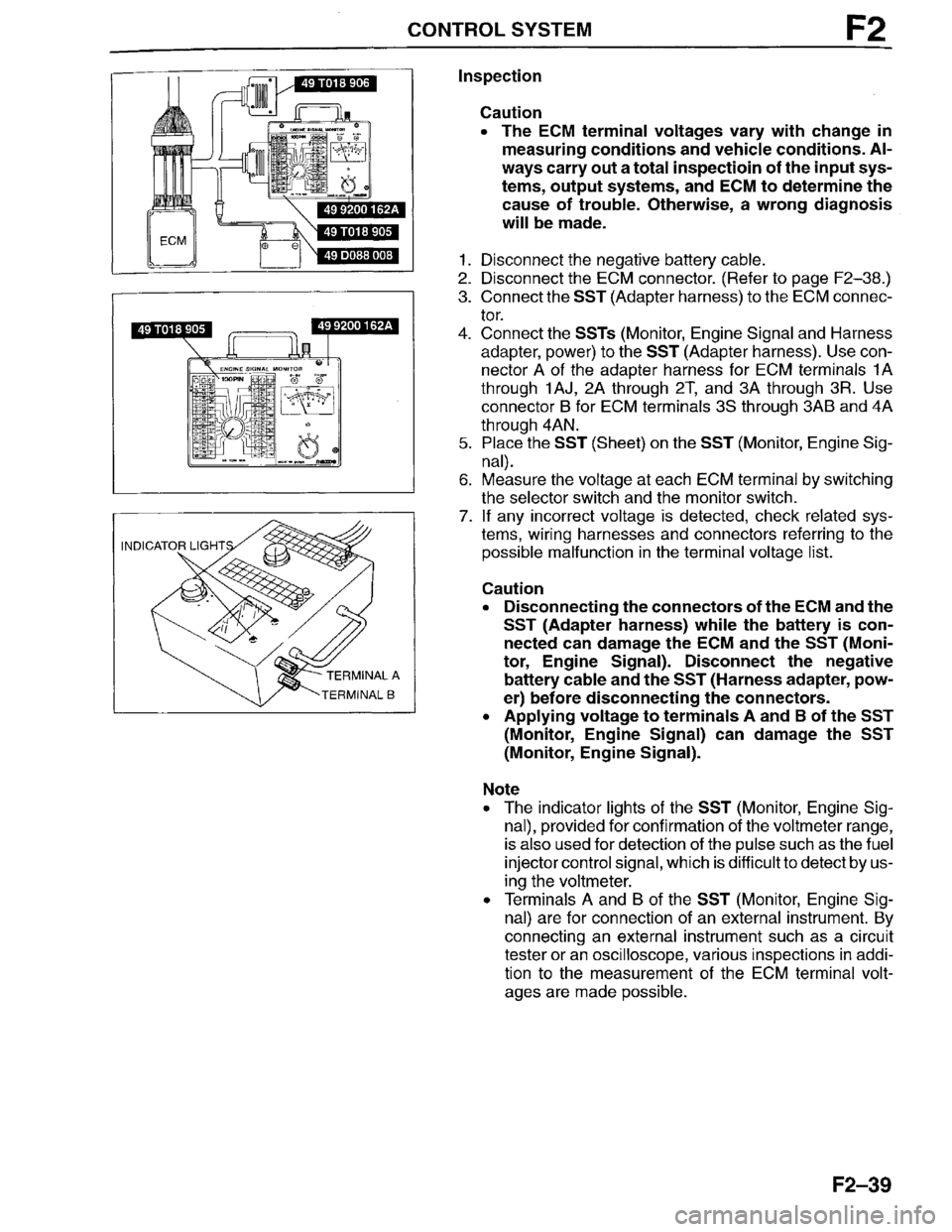 MAZDA MILLENIA 1996  Workshop Manual 