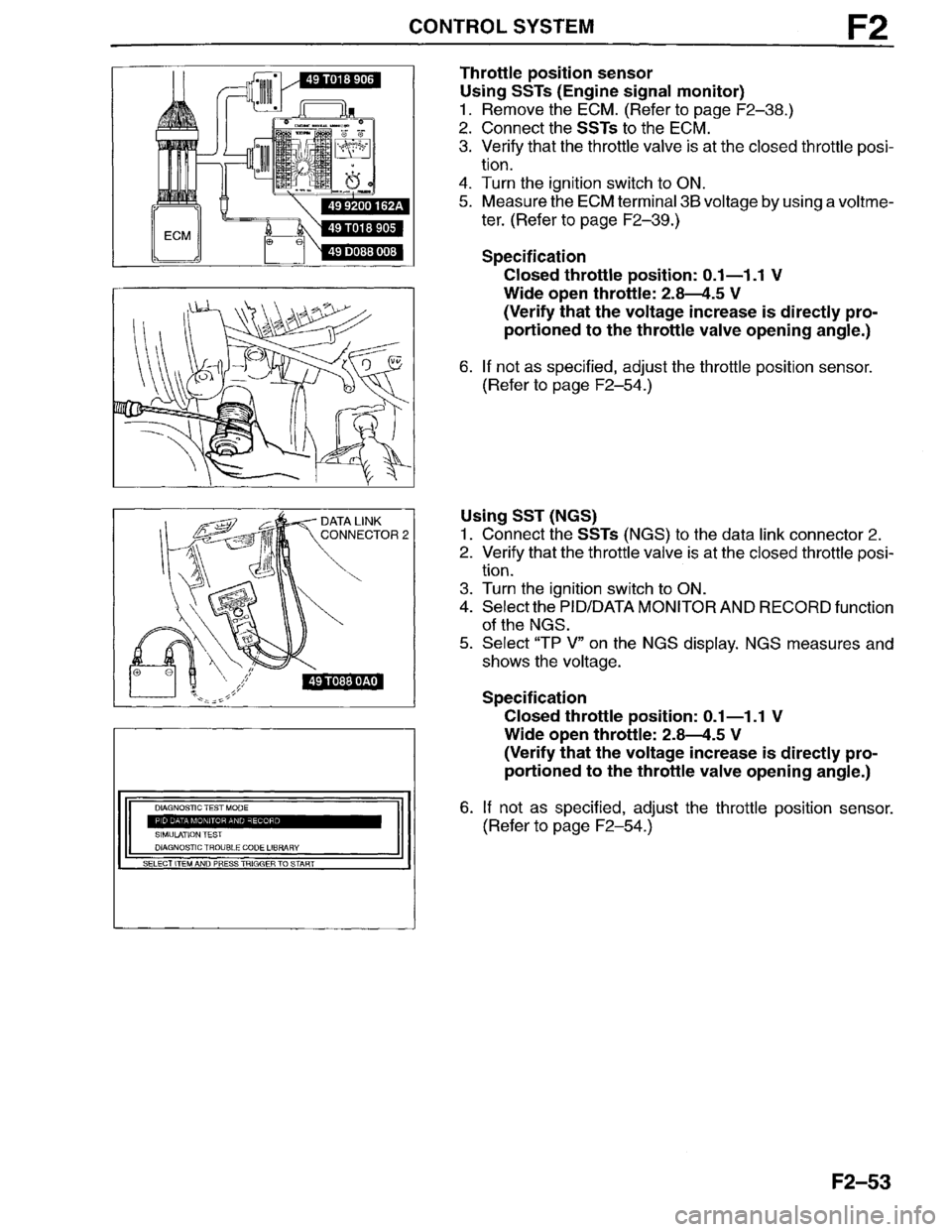 MAZDA MILLENIA 1996  Workshop Manual 