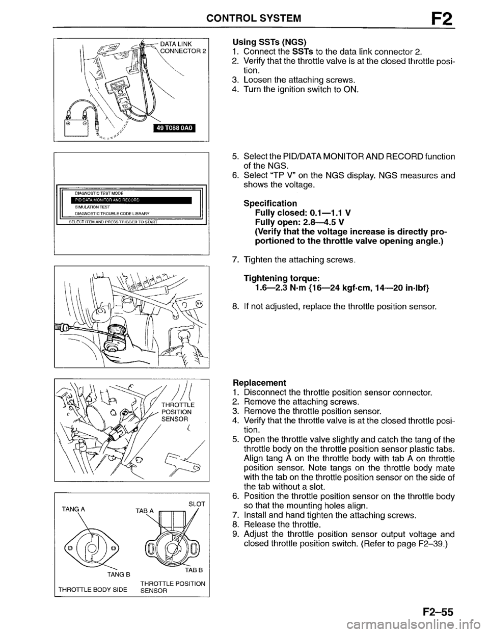 MAZDA MILLENIA 1996  Workshop Manual 