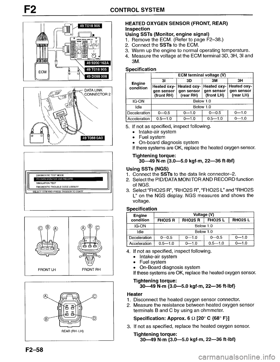 MAZDA MILLENIA 1996  Workshop Manual 