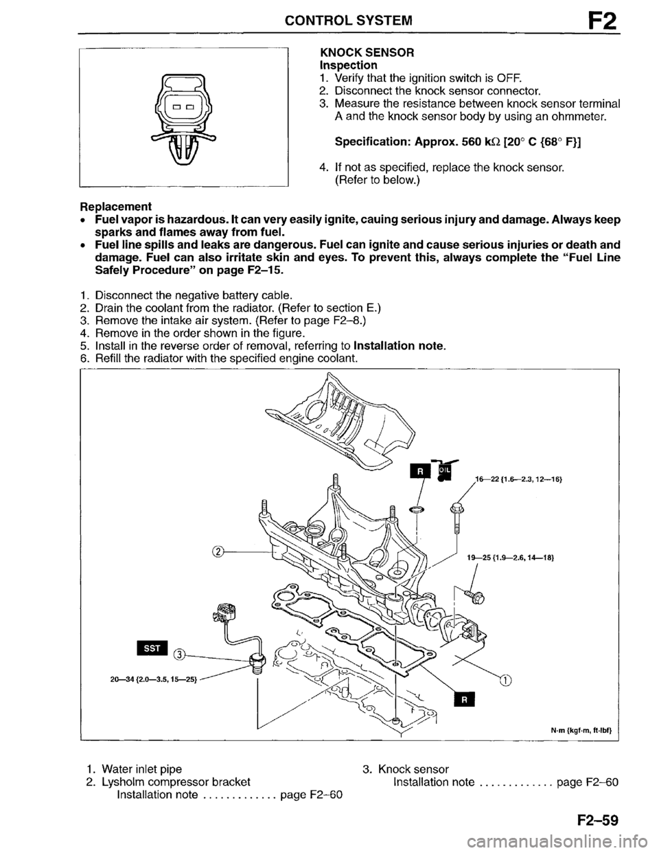 MAZDA MILLENIA 1996  Workshop Manual 