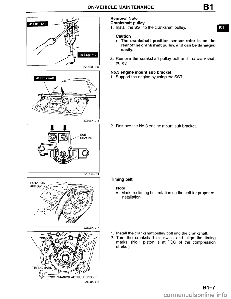 MAZDA MILLENIA 1996  Workshop Manual 