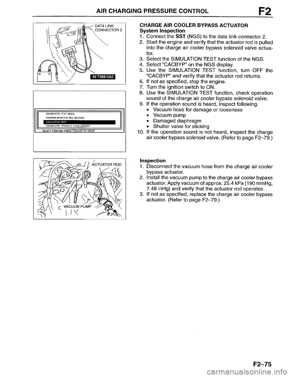 MAZDA MILLENIA 1996  Workshop Manual 