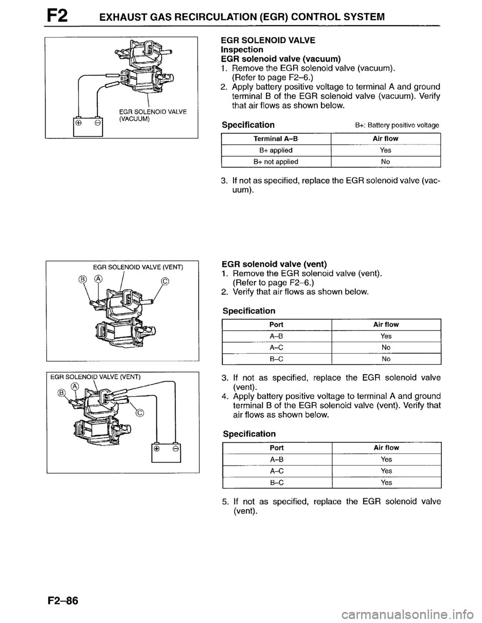 MAZDA MILLENIA 1996  Workshop Manual 